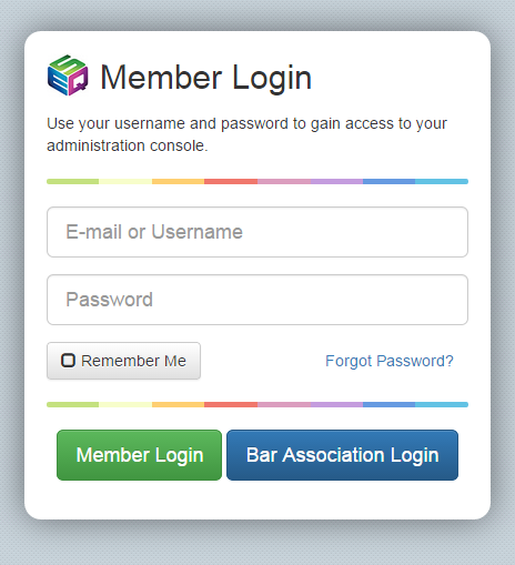 Log In Panel